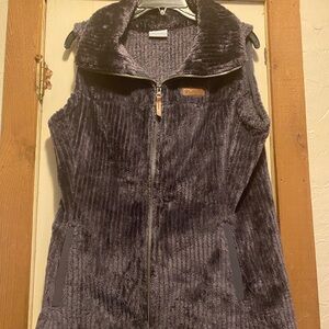 Columbia Dark Gray Fleece Vest